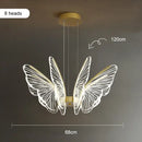 GobekUsa Lotus Leaf Chandelier: Modern Minimalist Nordic Lighting for Living Room, Dining Room & Bedroom