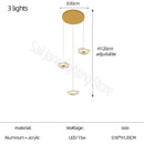 GobekUsa Lotus Leaf Chandelier: Modern Nordic Design for Living Room, Bedroom, Attic.