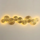 GobekUsa Lotus Leaf Copper Wall Lamp LED Light for Home Decor