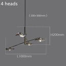 GobekUsa Lotus Leaf Glass Ceiling Chandelier for Bedroom Living Room Hall Lighting