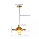 GobekUsa Lotus Leaf Glass LED Pendant Light - Japanese Style Loft Bar Living Dining Bedroom