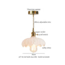 GobekUsa Lotus Leaf Glass LED Pendant Light - Japanese Style Loft Bar Living Dining Bedroom