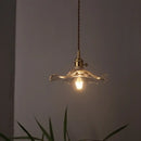 GobekUsa Lotus Leaf Glass LED Pendant Light - Japanese Style Loft Bar Living Dining Bedroom