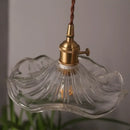 GobekUsa Lotus Leaf Glass LED Pendant Light - Japanese Style Loft Bar Living Dining Bedroom