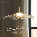 GobekUsa Lotus Leaf Hat Chandelier: Modern Fashion for Living Room & Bedroom