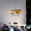 GobekUsa Lotus Leaf Hat Pendant Lamp: Elegant Copper Design for Living Room, Restaurant, Bar.