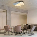 GobekUsa Lotus Leaf LED Ceiling Chandelier Black/White Indoor Lighting