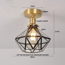 GobekUsa Lotus Leaf LED Ceiling Lamp Purple Glass Nordic Copper Interior Lighting
