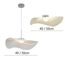 GobekUsa Lotus Leaf LED Chandelier: Modern Nordic Dimming Pendant Light for Living Room and Bedroom