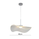 GobekUsa Lotus Leaf LED Chandelier: Modern Nordic Dimming Pendant Light for Living Room and Bedroom