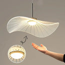 GobekUsa Lotus Leaf LED Chandelier: Modern Nordic Dimming Pendant Light for Living Room and Bedroom