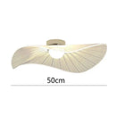 GobekUsa Lotus Leaf LED Chandelier: Modern Nordic Dimming Pendant Light for Living Room and Bedroom