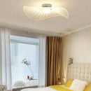 GobekUsa Lotus Leaf LED Chandelier: Modern Nordic Dimming Pendant Light for Living Room and Bedroom