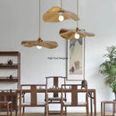 GobekUsa Lotus Leaf LED Chandelier: Modern Nordic Pendant Lights for Home Interior Décor.