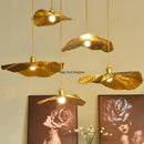 GobekUsa Lotus Leaf LED Chandelier: Modern Nordic Pendant Lights for Home Interior Décor.