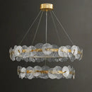 GobekUsa Lotus Leaf LED Chandeliers for Living Room Bedroom Dining Table Kitchen Lighting Fixtures