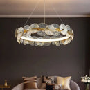 GobekUsa Lotus Leaf LED Chandeliers for Living Room Bedroom Dining Table Kitchen Lighting Fixtures