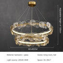 GobekUsa Lotus Leaf LED Chandeliers for Living Room Bedroom Dining Table Kitchen Lighting Fixtures