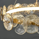 GobekUsa Lotus Leaf LED Chandeliers: Modern Lighting Fixtures for Living Room, Bedroom, Dining Table