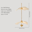 GobekUsa Lotus Leaf LED Pendant Lamp for Luxury Living Room Decor