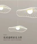 GobekUsa Lotus Leaf LED Pendant Light for Modern Minimalist Living Room, Bedroom, and Dining