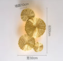 GobekUsa Lotus Leaf LED Wall Lights for Living Room and Bedroom Decor