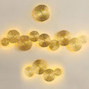 GobekUsa Lotus Leaf LED Wall Sconce - Copper Industrial Luminaire