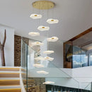 GobekUsa Lotus Leaf Nordic Chandelier for Elegant Home Decor