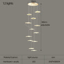 GobekUsa Lotus Leaf Nordic Chandelier for Elegant Home Decor