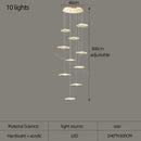 GobekUsa Lotus Leaf Nordic Chandelier for Elegant Home Decor