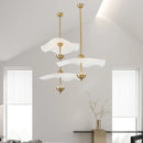 GobekUsa Lotus Leaf Pendant Lamp - Gold Metal Art Deco Lighting for Home, Restaurant, Shop
