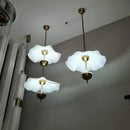 GobekUsa Lotus Leaf Pendant Lamp - Gold Metal Art Deco Lighting for Home, Restaurant, Shop