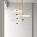 GobekUsa Lotus Leaf Pendant Lamp - Gold Metal Art Deco Lighting for Home, Restaurant, Shop