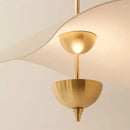 GobekUsa Lotus Leaf Pendant Lamp - Gold Metal Art Deco Lighting for Home, Restaurant, Shop