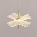 GobekUsa Lotus Leaf Pendant Light, LED Chandelier for Restaurant and Bedroom