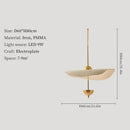GobekUsa Lotus Leaf Pendant Lights for Ceiling Staircase Chandelier - Modern LED Hanging Lamps