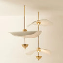 GobekUsa Lotus Leaf Pendant Lights for Ceiling Staircase Chandelier - Modern LED Hanging Lamps