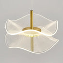 GobekUsa Lotus Leaf Pendant Lights: LED Art Chandelier for Restaurant and Bedroom