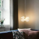 GobekUsa Lotus Leaf Pendant Lights: LED Art Chandelier for Restaurant and Bedroom