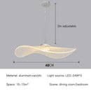 GobekUsa Lotus Leaf Pendant Lights: Modern Acrylic Charm for Home Decor