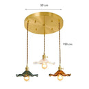 GobekUsa Lotus Leaf Pendant Lights: Modern Nordic Glass Pendant Lamp for Bedroom, Dining Room, Kitchen