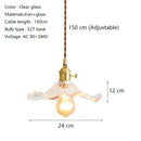 GobekUsa Lotus Leaf Pendant Lights: Modern Nordic Glass Pendant Lamp for Bedroom, Dining Room, Kitchen