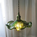 GobekUsa Lotus Leaf Pendant Lights: Modern Nordic Glass Pendant Lamp for Bedroom, Dining Room, Kitchen