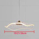 GobekUsa Lotus Leaf Single Pendant Lamp: Modern LED Nordic Art Decor for Various Rooms