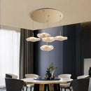 GobekUsa Lotus Leaf Tea Art Spiral Staircase Chandelier - Chinese Style Pendant Light