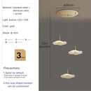 GobekUsa Lotus Leaf Tea Art Spiral Staircase Chandelier - Chinese Style Pendant Light