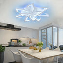 GobekUsa Lotus LED Chandelier for Living Dining Bedroom Kitchen Art Deco Ceiling Light