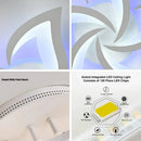 GobekUsa Lotus LED Chandelier for Living Dining Bedroom Kitchen Art Deco Ceiling Light