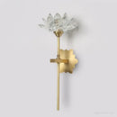 GobekUsa Lotus LED Crystal Wall Lamp: Chinese Style Bedroom & Living Room Decor