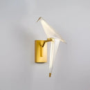 GobekUsa Love Bird Chandelier Lighting - White Gold Designer Lustre for Dining Room